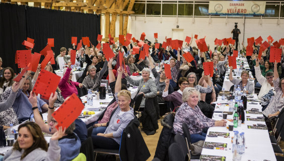Afstemning på FOA Social- og Sundhedsafdelingens generalforsamling 2017